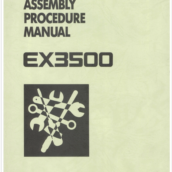 EX3500 PREVENTIVE MAINTENANCE PROGRAM KIT ASSEMBLY PROCEDURE MANUAL