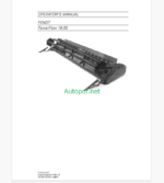 Fendt PowerFlow 18-30 Operator's Manual (D3155100M3)