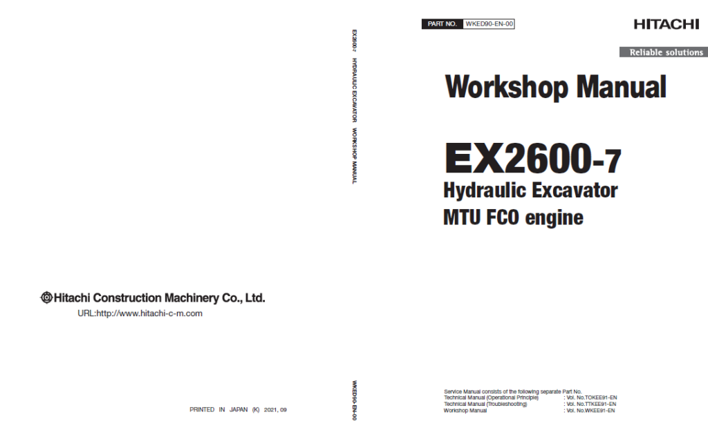 EX2600-7 (MTU FCO) Workshop Manual