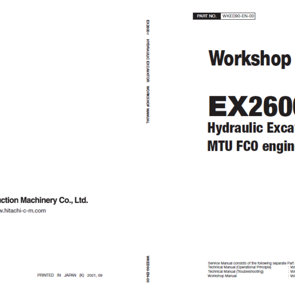 EX2600-7 (MTU FCO) Workshop Manual