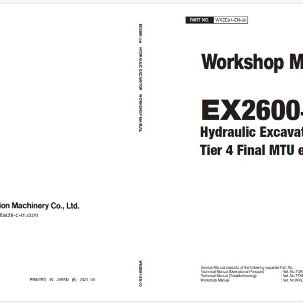 EX2600-7BM (MTU FT4) Workshop Manual