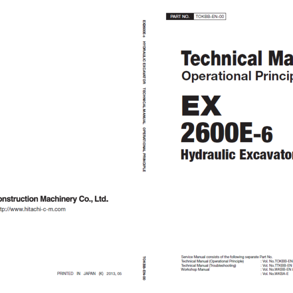 EX2600E-6 Technical Manual Operational Principle