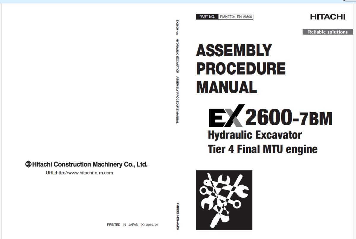 EX2600-7BM (MTU T4F) ASSEMBLY PROCEDURE MANUAL
