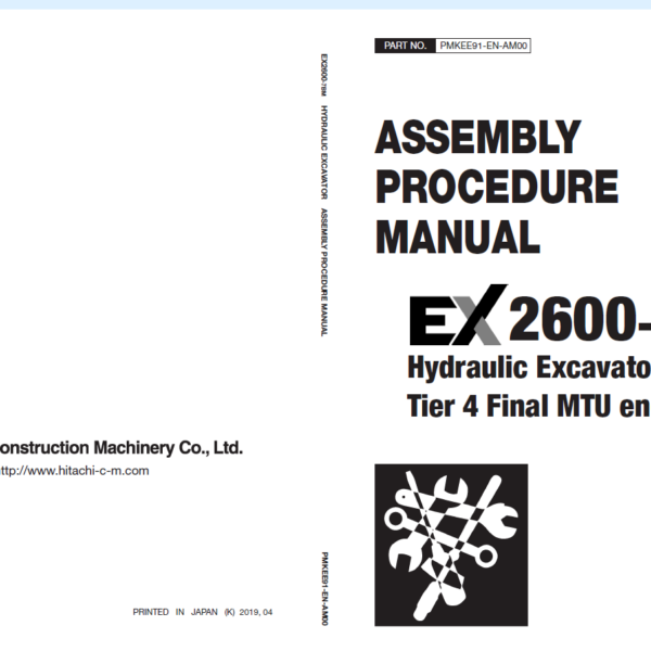 EX2600-7BM (MTU T4F) ASSEMBLY PROCEDURE MANUAL