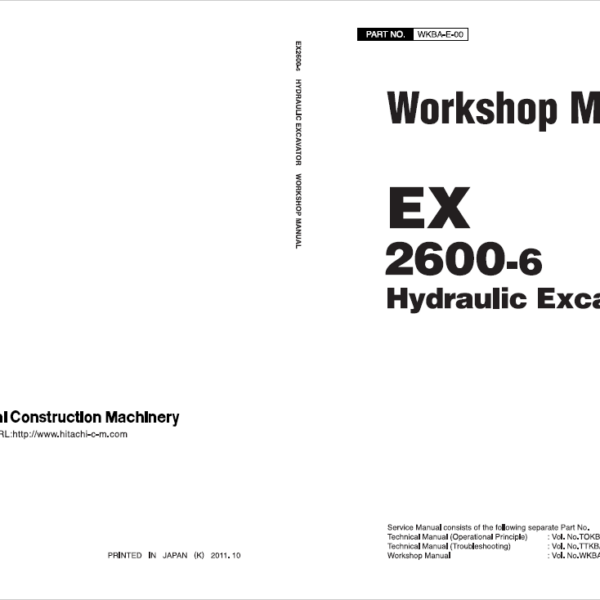 EX2600-6 Workshop manual