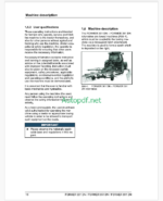 Fendt 301 DN, 351 DN, 391 DN Former Operator's Manual (FEL1287710401)01)