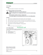 Fendt 601 DN Twister Tedder Operator's Manual