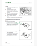 Fendt 901 T Twister Tedder Operator's Manual