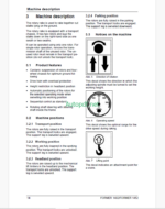 Fendt 1402, 1452 Former Rotary Rake Operator's Manual