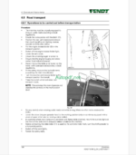 Fendt 5185 E Combines Harvesting Operator's Manual (SN 55120044)