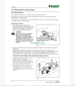 Fendt 5185 E Combines Harvesting Operator's Manual (SN 55120044)