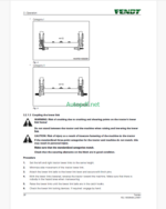 Fendt 6606 DN Twister Tedder Operator's Manual