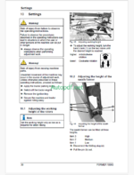 Fendt 10065 Former Rotary Rake Operator's Manual