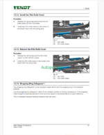 Fendt Rotana 130F Combi, 160V Combi Baler Wrapper Combination Operator's Manual