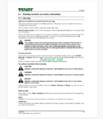 Fendt 5255L, 6275L Combines Harvesting Operator's Manual (555010094, 56501097)