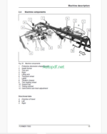 Fendt 7850 Former Rotary Rake Operator's Manual