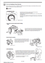 EX2000-7B (Cummins T4F) ASSEMBLY PROCEDURE MANUAL