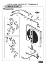 EX2600-7BM PARTS VISUAL CHECK SHEET(MTU T4F)