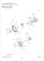 ZX250LC-6 Series ISUZU 4HK1-XASA01 Engine Parts Catalog