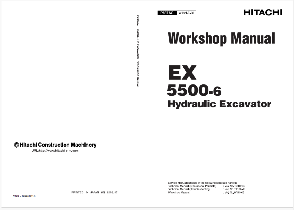 EX5500-6 Workshop manual