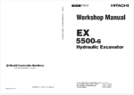 EX5500-6 Workshop manual