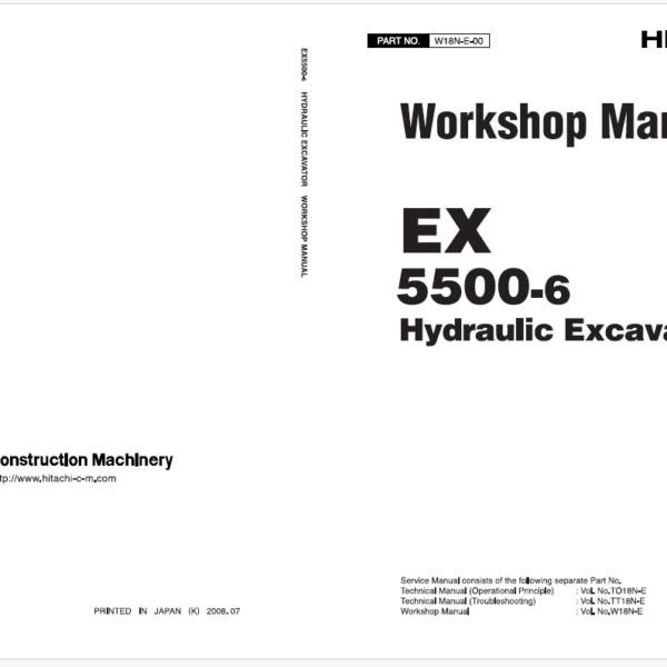 EX5500-6 Workshop manual