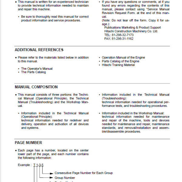 EX5500-5 Workshop manual