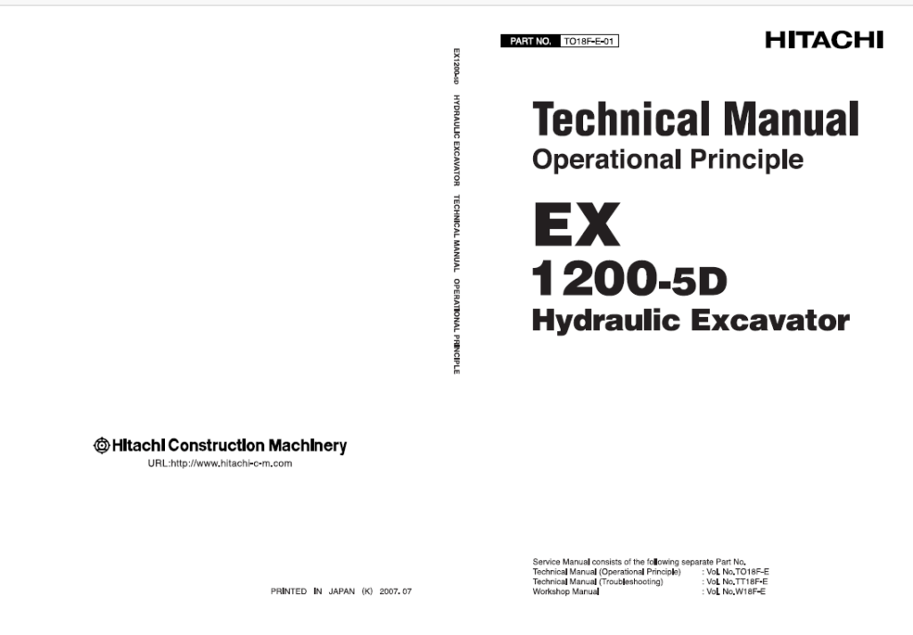 EX1200-5D Technical manual (Operational Principle)