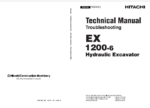 EX1200-6　Technical manual (Troubleshooting)