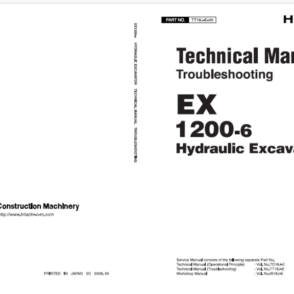 EX1200-6　Technical manual (Troubleshooting)