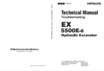 EX5500E-6 Technical Manual (Troubleshooting)