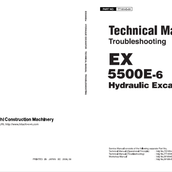 EX5500E-6 Technical Manual (Troubleshooting)