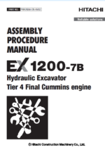 EX1200-7B (Cummins FT4) ASSEMBLY PROCEDURE MANUAL