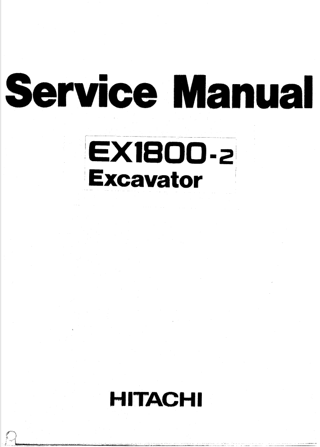 EX1800-2 Service Manual