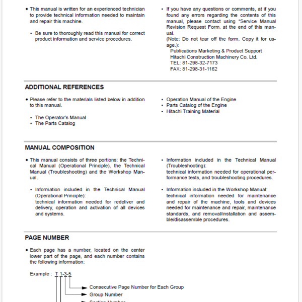 EX1900-5 Technical manual (Operational Principle)