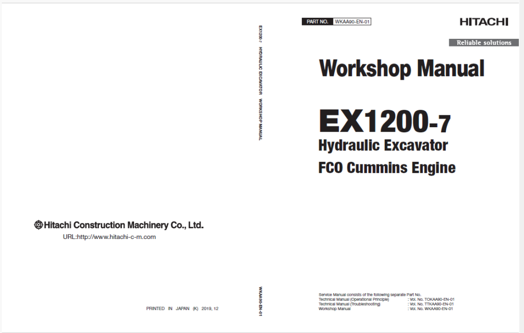 EX1200-7(Cummins FCO) Workshop Manual