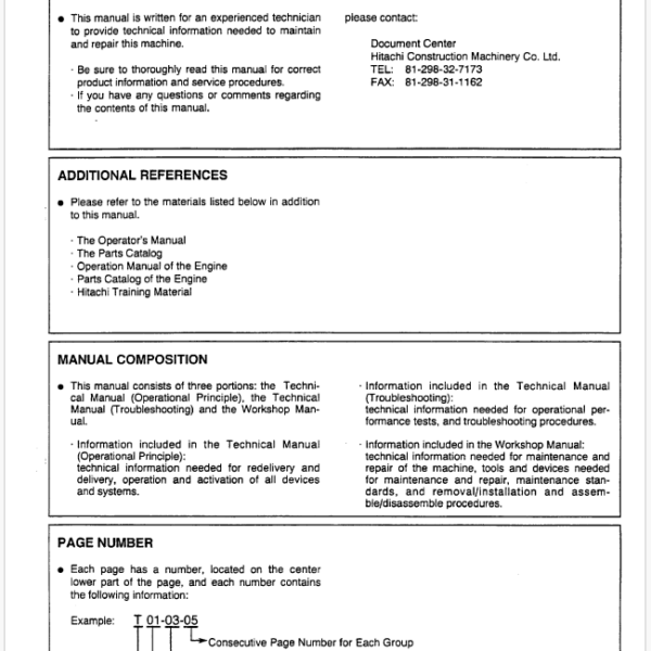 EX2500(Electric Motor Driven) Technical manual (Operational Principle)
