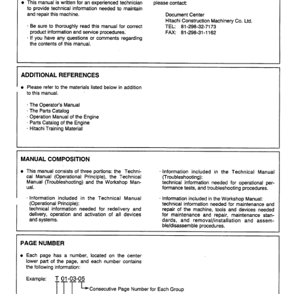 EX2500(Electric Motor Driven) Technical manual (Operational Principle)