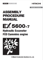 EX5600-7 (Cummins FCO) ASSEMBLY PROCEDURE MANUAL