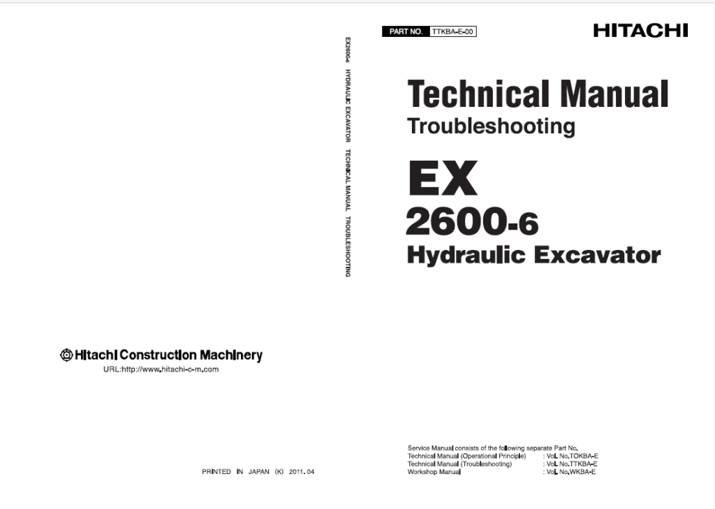 EX2600-6 Technical Manual(Troubleshooting)