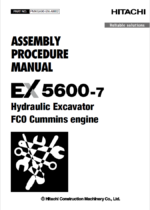 EX5600-7 (Cummins FCO) ASSEMBLY PROCEDURE MANUAL 2023