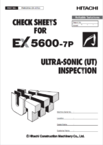 EX5600-7 (Cummins FCO) DAILY AND WEEKLY MAINTENANCE CHECK SHEETS