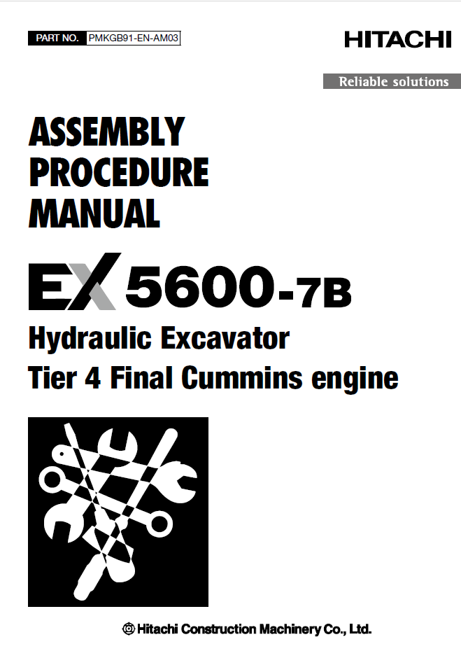 EX5600-7B (Cummins T4F) ASSEMBLY PROCEDURE MANUAL 2023