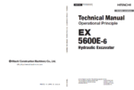 EX5600E-6 ASSEMBLY PROCEDURE MANUAL 2022