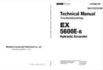 EX5600E-6 Technical Manual Troubleshooting