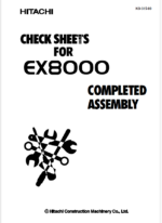 EX8000 COMPLETE ASSEMBLY CHECK SHEET