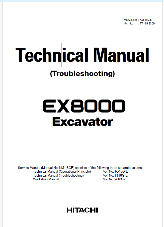 EX8000 Technical manual (Troubleshooting)