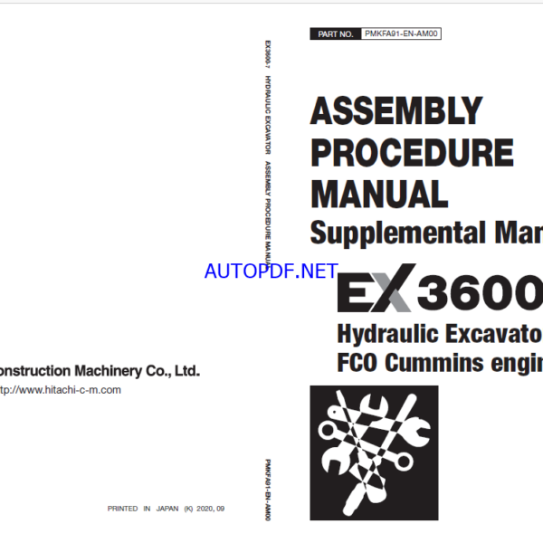 EX3600-7 (Cummins FCO) ASSEMBLY PROCEDURE MANUAL