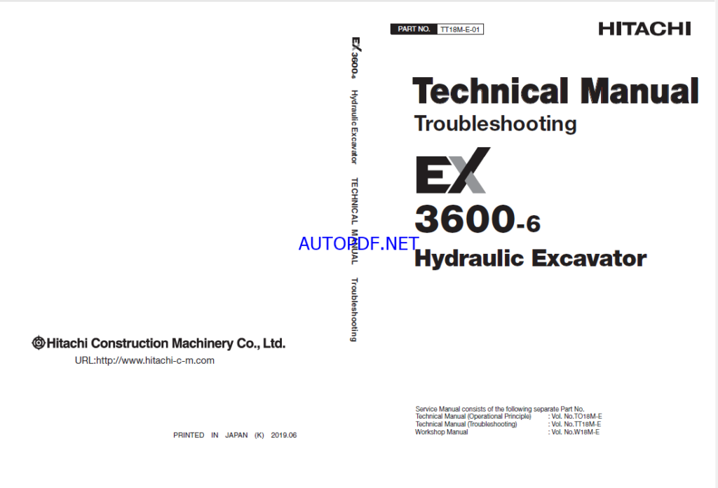 EX3600-6 Technical Manual Troubleshooting
