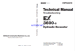 EX3600-6 Technical Manual Troubleshooting